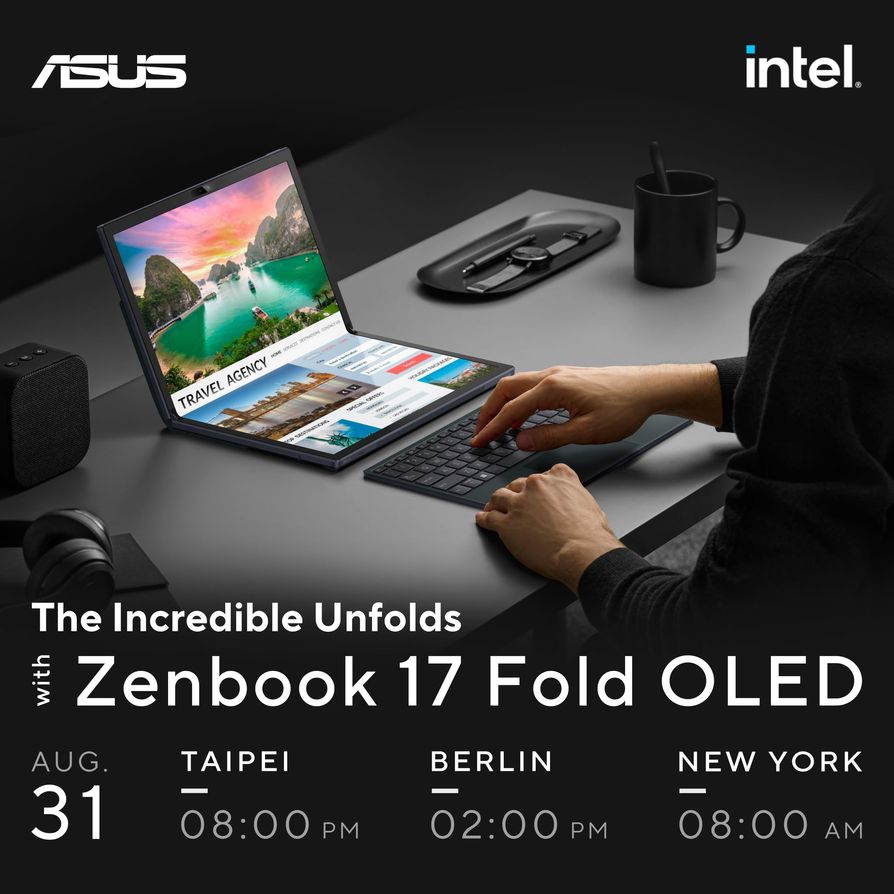 ASUS Announces Zenbook 17 Fold OLED Virtual 
